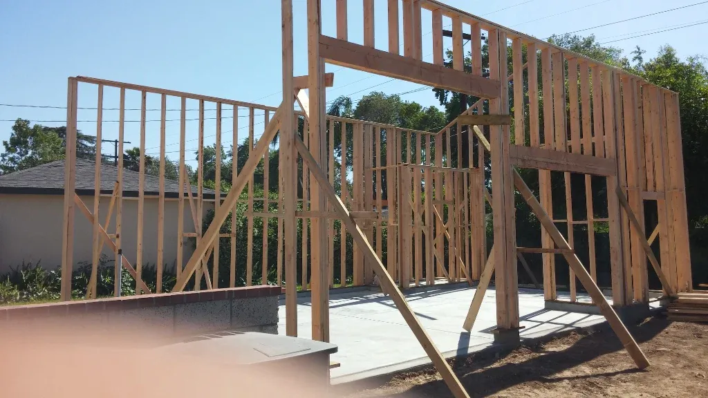 Before: Riverside construction project by PL Builders showing Downtown Riverside Man Cave and Kayak-Friendly Garage Build