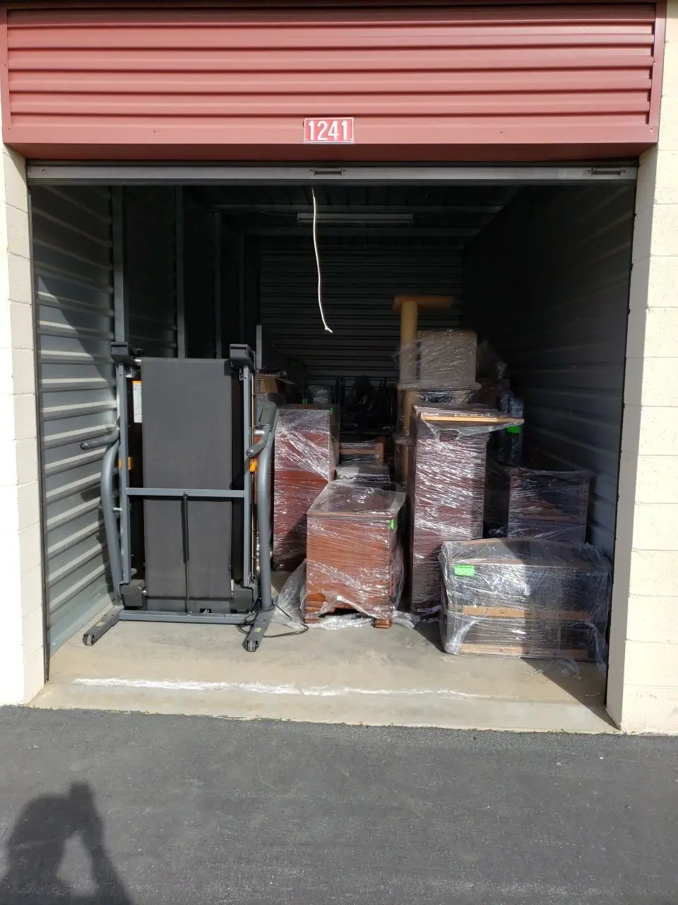 Stored contents before pack-back during Beaumont water damage restoration project by PL Builders