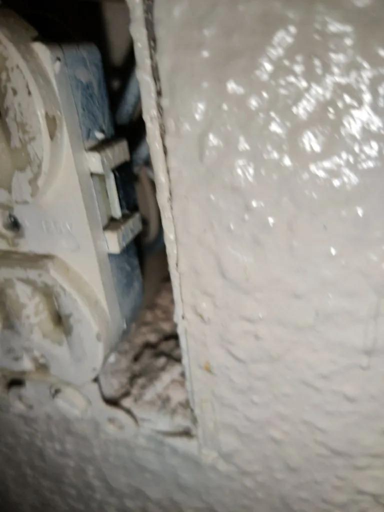Smoke Soot Electrical Box Wiring from Hemet apartment fire smoke damage restoration documentation - photo 7 of 180