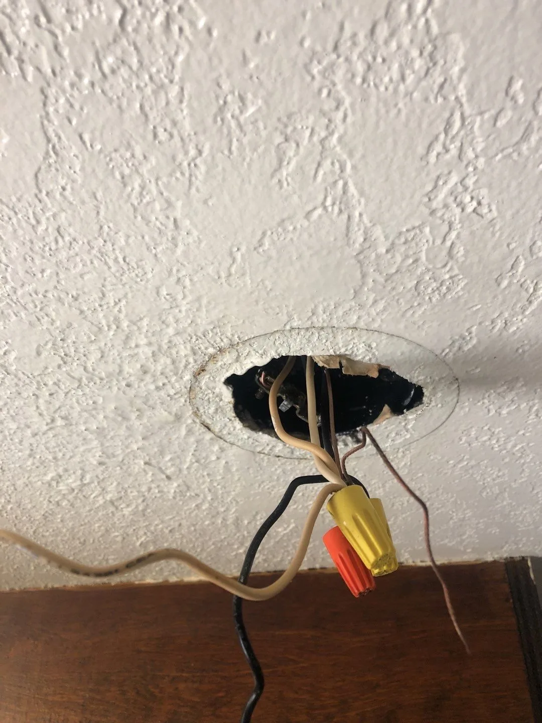 Wall Sampling Insulation Outlet Drywall Opening from Hemet apartment fire smoke damage restoration documentation - photo 145 of 180