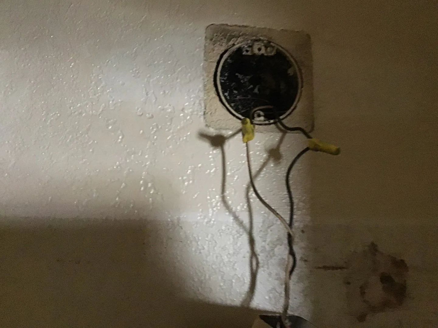 Wall Sampling Insulation Outlet Drywall Opening from Hemet apartment fire smoke damage restoration documentation - photo 148 of 180