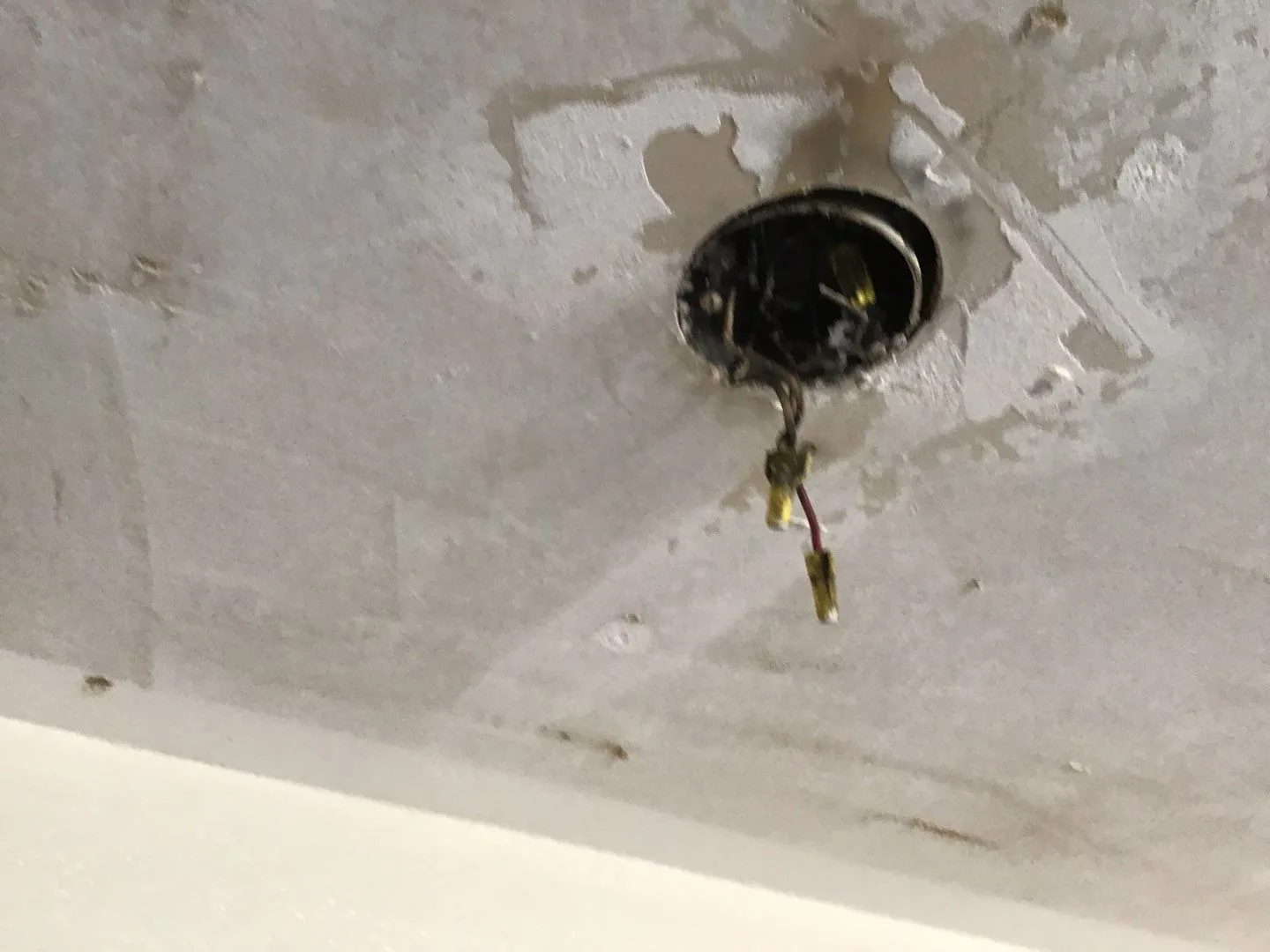 Wall Sampling Insulation Outlet Drywall Opening from Hemet apartment fire smoke damage restoration documentation - photo 151 of 180