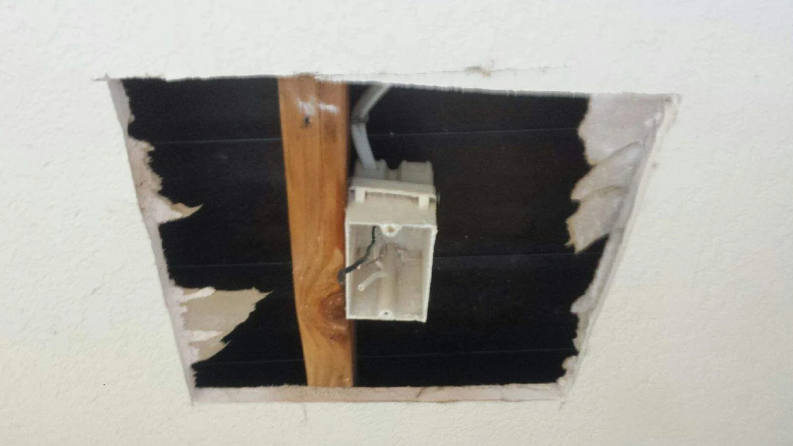 Technical Inspection Insulation Removal Wall Cavity from Hemet apartment fire smoke damage restoration documentation - photo 154 of 180