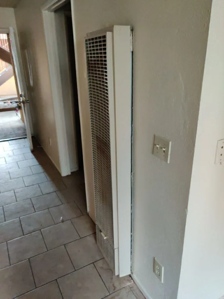 Bathroom Post Clean Closet Hallway Empty Room from Hemet apartment fire smoke damage restoration documentation - photo 174 of 180