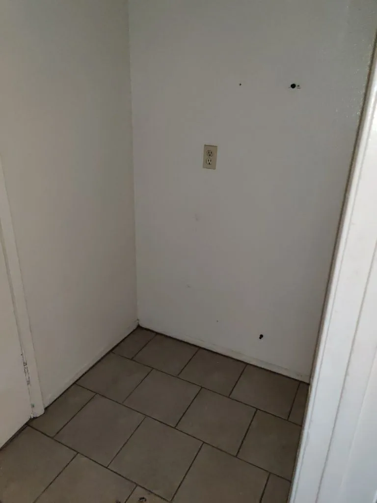 Bathroom Post Clean Closet Hallway Empty Room from Hemet apartment fire smoke damage restoration documentation - photo 175 of 180