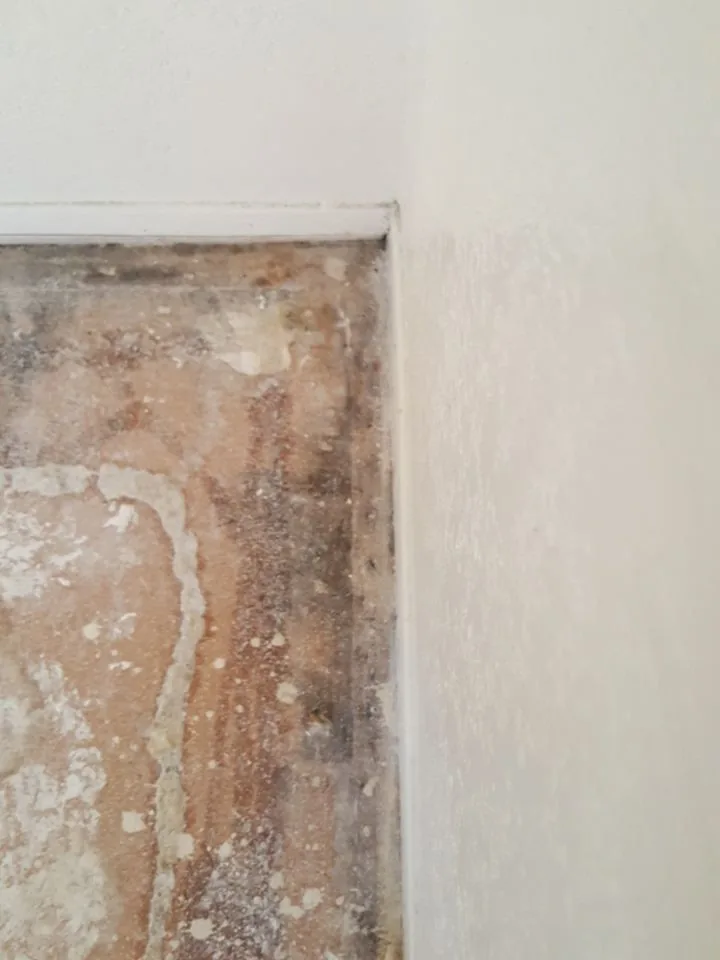 Baseboard Outlet Water Heater Soot from Hemet apartment fire smoke damage restoration documentation - photo 24 of 180