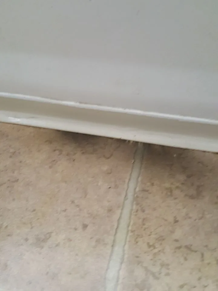 Wall Switch Floor Edge Staining from Hemet apartment fire smoke damage restoration documentation - photo 66 of 180