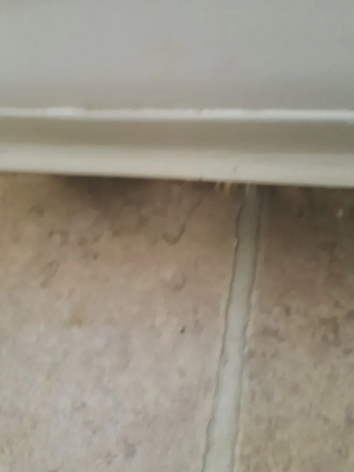 Wall Switch Floor Edge Staining from Hemet apartment fire smoke damage restoration documentation - photo 67 of 180