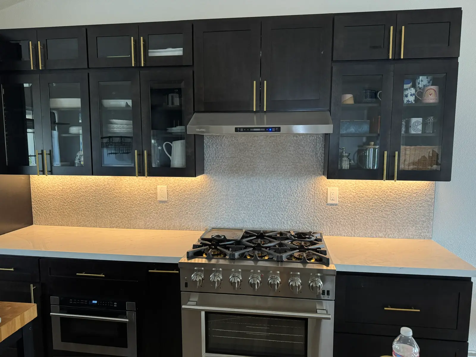 Menifee water damage restoration project by PL Builders showing Refrigerator Leak Water Damage Restoration in Menifee
