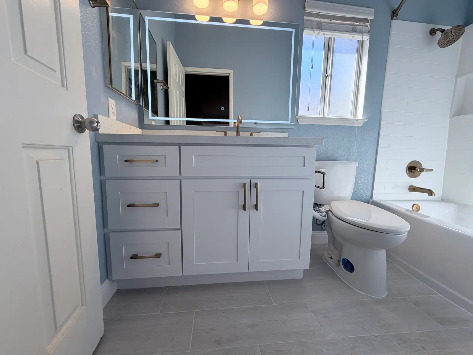 Temecula water damage restoration project by PL Builders showing Broken Toilet Drain Water Damage Restoration