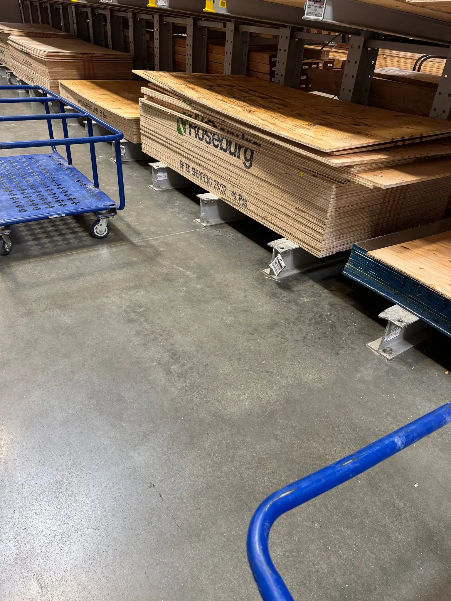 Replacement materials staged for reconstruction during Temecula water damage restoration project by PL Builders