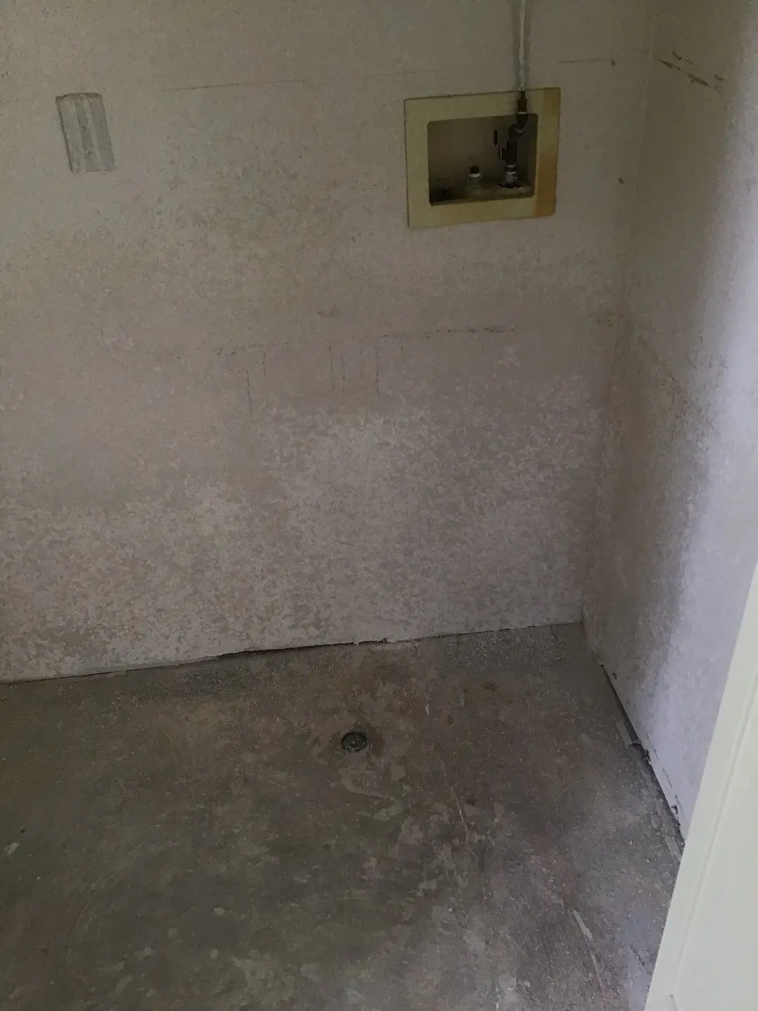 Documented damaged flooring, shower, or wall area 277 during Temecula water damage restoration project by PL Builders