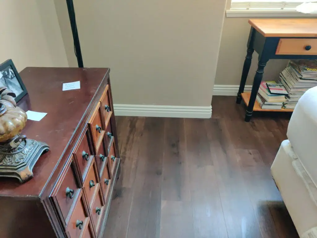 Finished pack-back and repaired area 12 during Temecula water damage restoration project by PL Builders