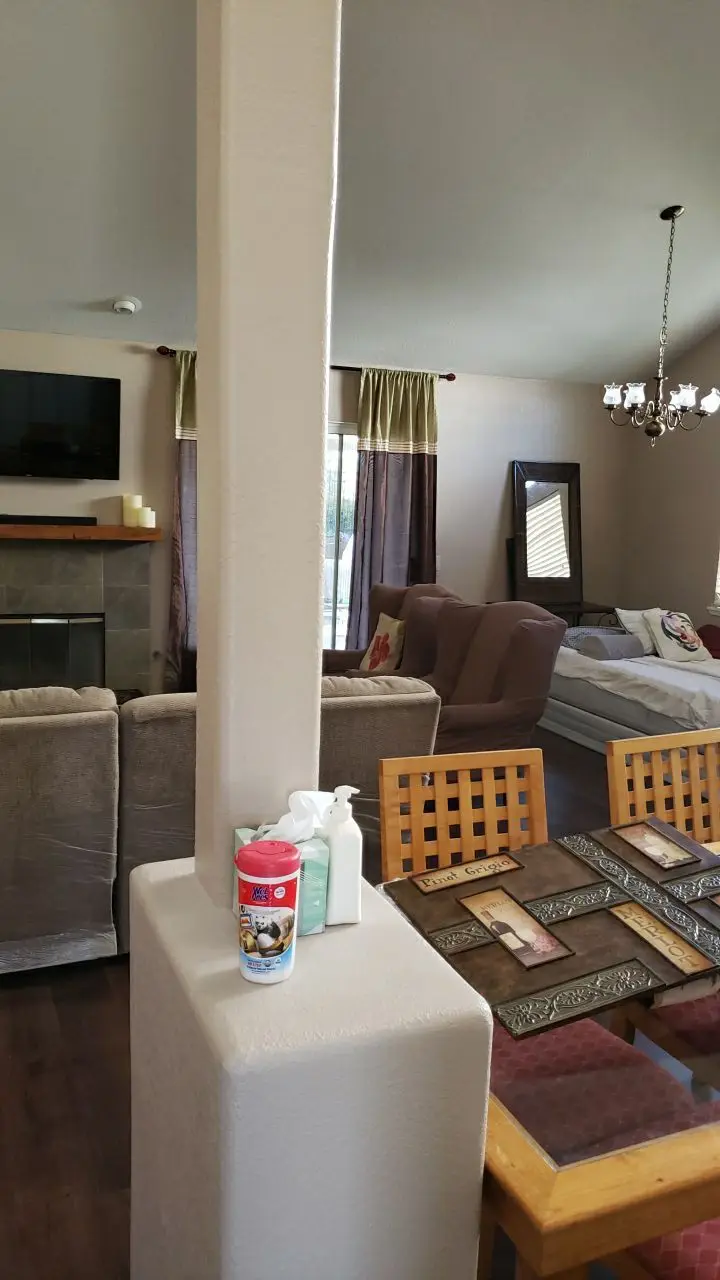 Finished pack-back and repaired area 29 during Temecula water damage restoration project by PL Builders