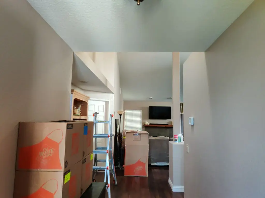 Finished pack-back and repaired area 3 during Temecula water damage restoration project by PL Builders