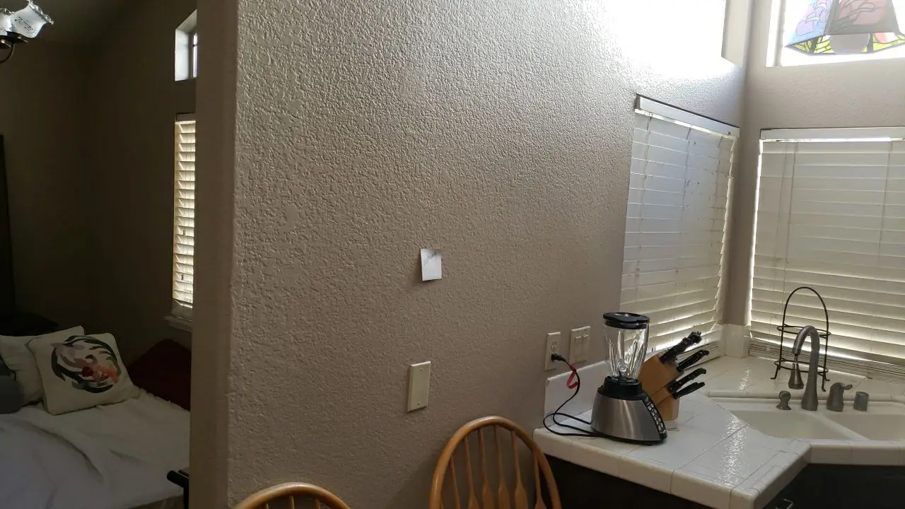 Finished pack-back and repaired area 43 during Temecula water damage restoration project by PL Builders