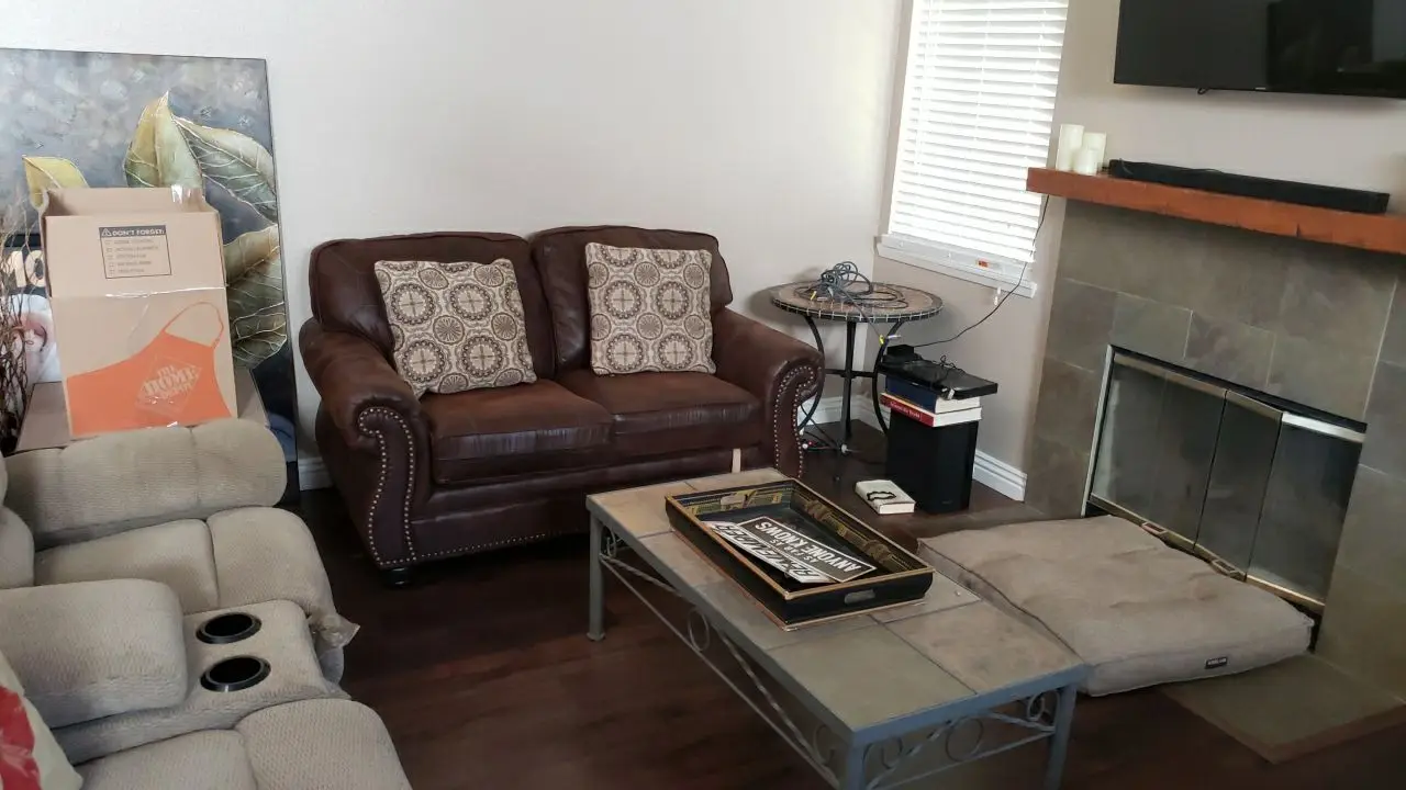Finished pack-back and repaired area 51 during Temecula water damage restoration project by PL Builders