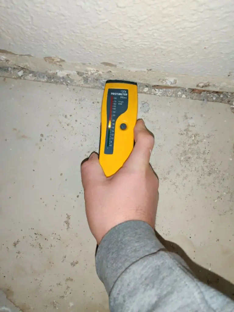 Moisture documentation photo 5 during Temecula water damage restoration project by PL Builders