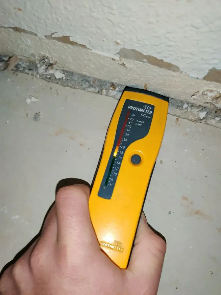 Moisture documentation photo 6 during Temecula water damage restoration project by PL Builders