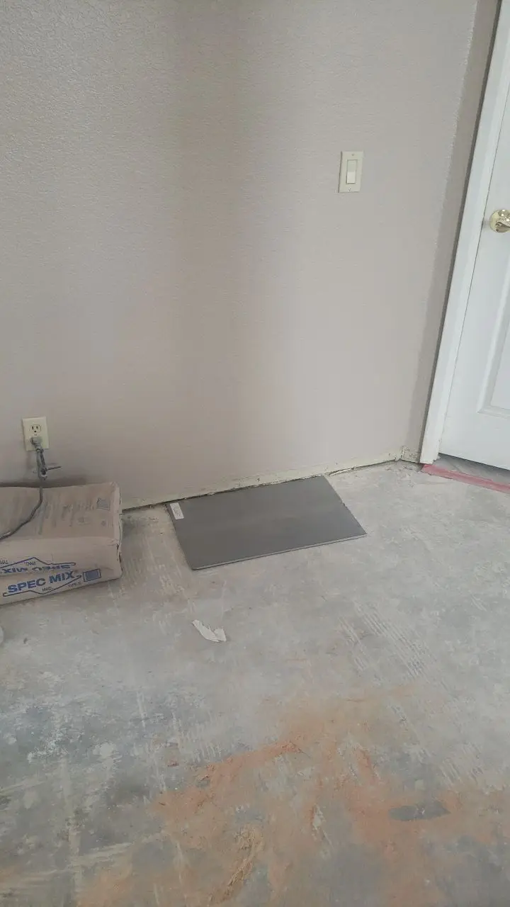 Opened and prepared water-damaged area 120 during Temecula water damage restoration project by PL Builders