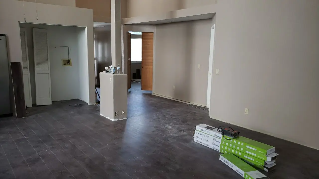 Reconstruction progress photo 168 during Temecula water damage restoration project by PL Builders