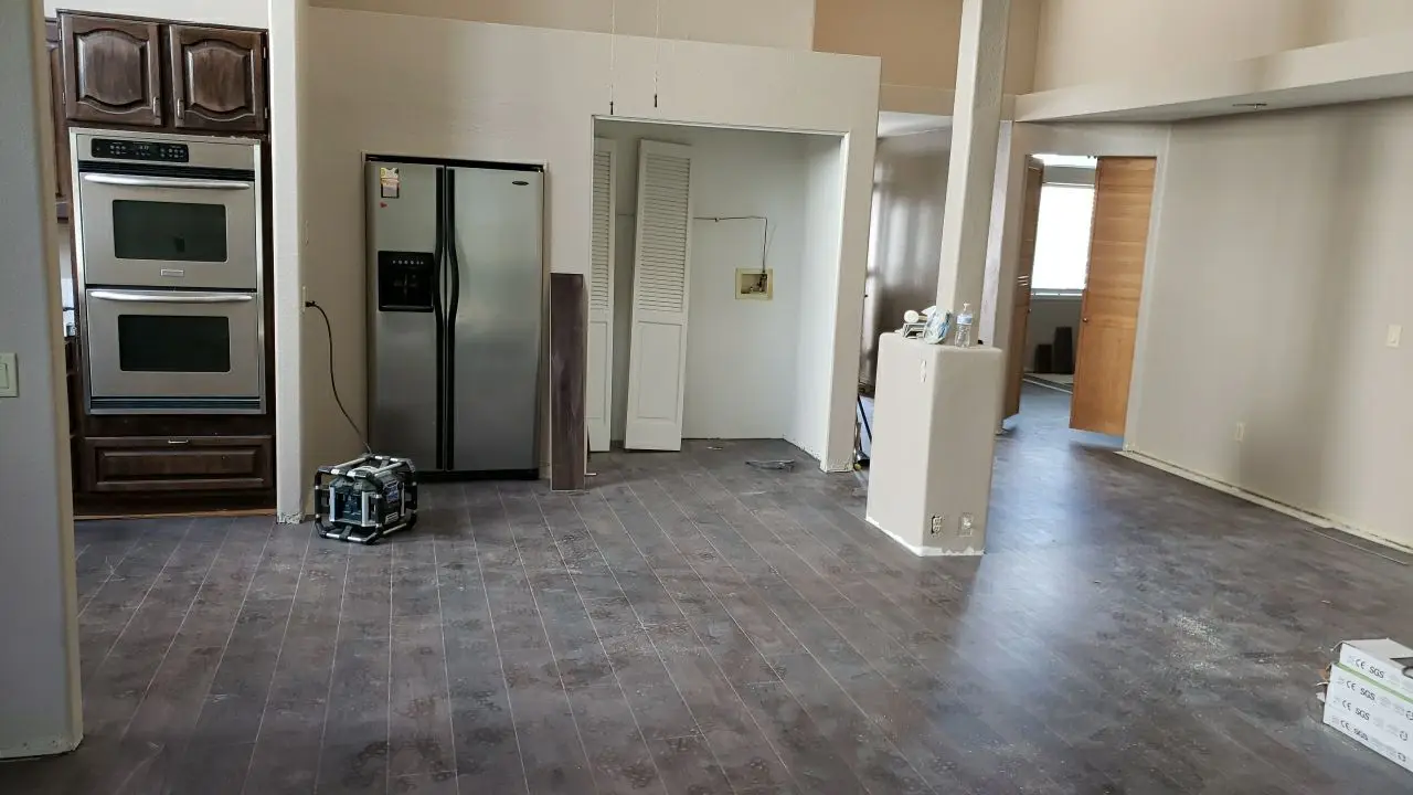 Reconstruction progress photo 169 during Temecula water damage restoration project by PL Builders
