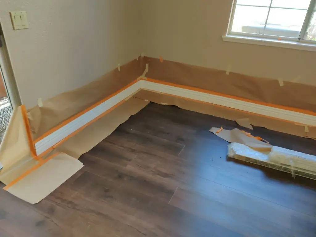 Reconstruction progress photo 195 during Temecula water damage restoration project by PL Builders