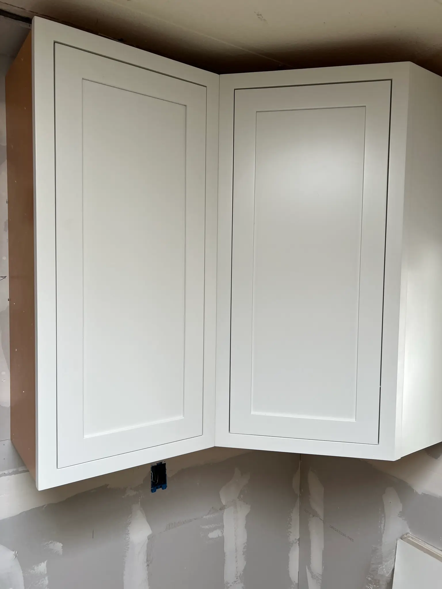 Cabinet trim and finish detail 55 during Valle Vista kitchen remodel project by PL Builders