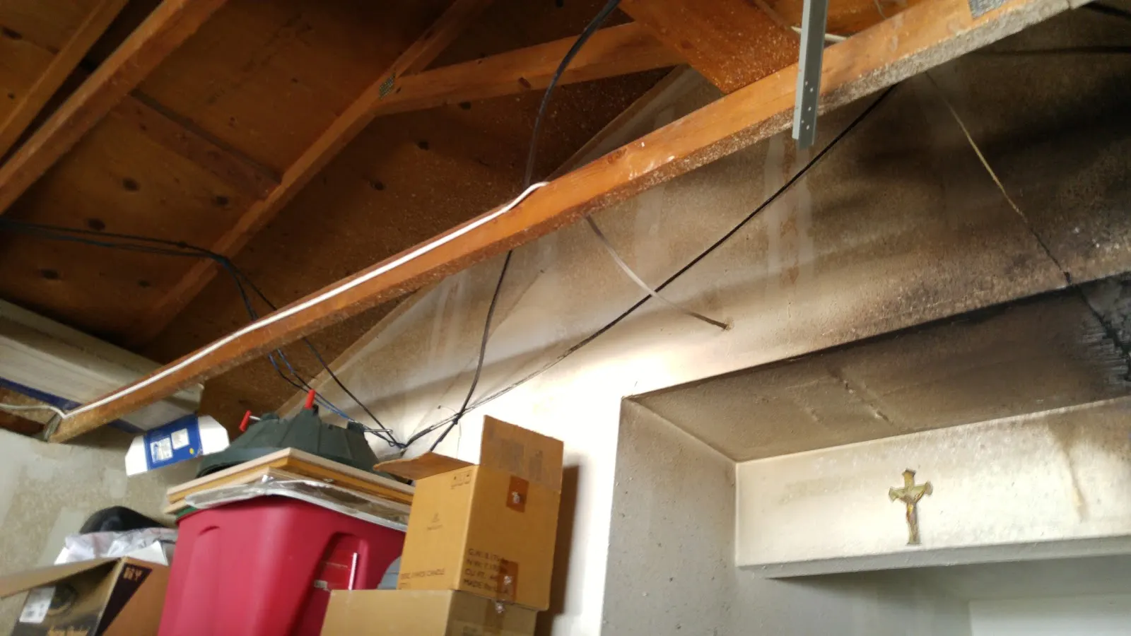 Moreno Valley fire damage restoration project by PL Builders showing Garage Fire and Smoke Damage Restoration