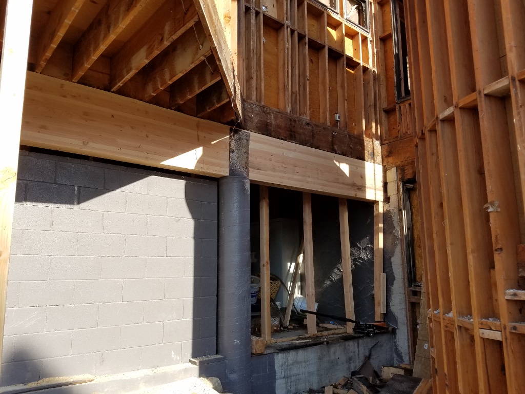 Palm Springs 3-Story Fire Damage Structural Beam Replacement project photos from PL Builders