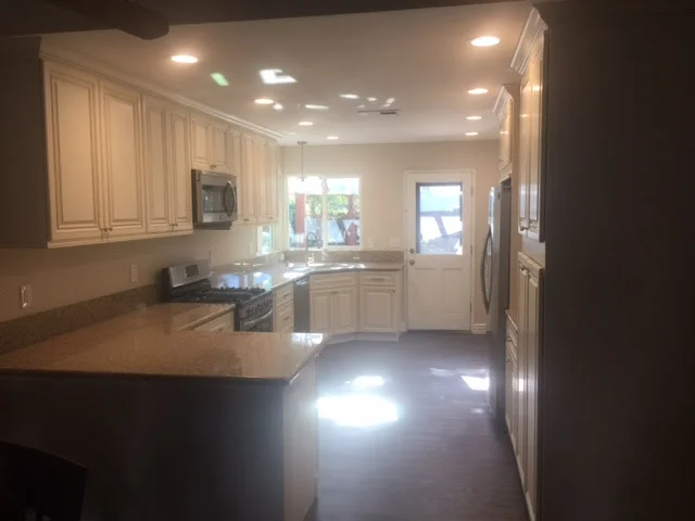 Riverside remodeling project by PL Builders showing Kitchen Remodel for Radio Personality Evelyn Erives