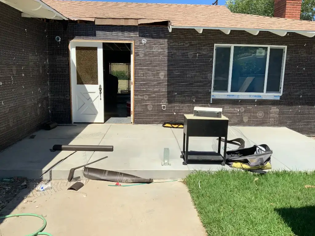 Corona structural framing project by PL Builders showing Structural Wall Removal and Beam Framing